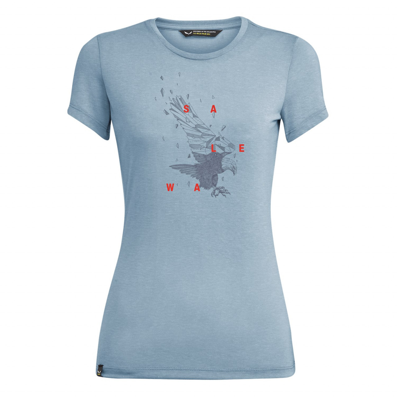 T-Shirts Salewa Eagle Figure Dri-Release® Mulher Cinzentas/Azuis 719CDNJGZ